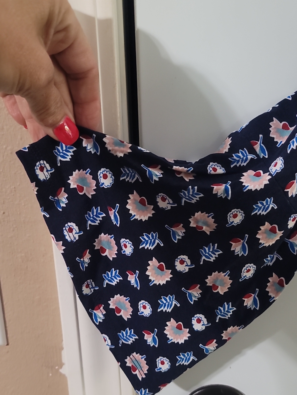 Boden Navy Floral Midi Dress - Picture 7 of 9